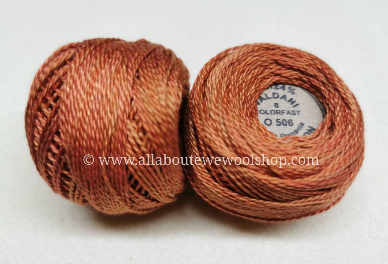 O506 #8 Valdani Pearl/Perle Cotton Thread - All About Ewe Wool Shop