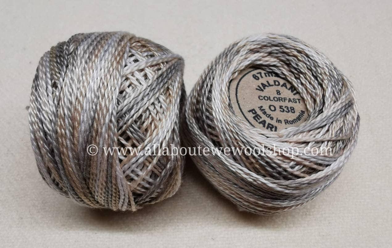 O538 #8 Valdani Pearl/Perle Cotton Thread - All About Ewe Wool Shop