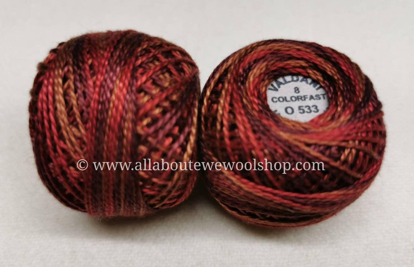 O533 #8 Valdani Pearl/Perle Cotton Thread - All About Ewe Wool Shop