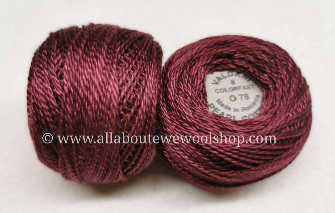 O78 #8 Valdani Pearl/Perle Cotton Thread - All About Ewe Wool Shop