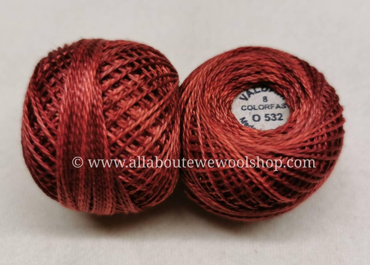 O532 #8 Valdani Pearl/Perle Cotton Thread - All About Ewe Wool Shop