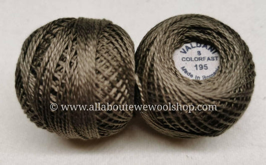 195 #8 Valdani Pearl/Perle Cotton Thread - All About Ewe Wool Shop