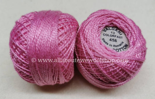 458 #12 Valdani Pearl/Perle Cotton Thread - All About Ewe Wool Shop