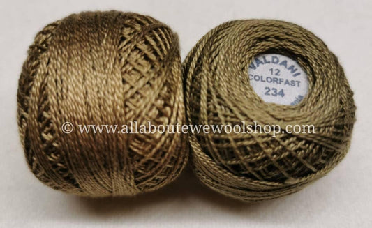234 #12 Valdani Pearl/Perle Cotton Thread - All About Ewe Wool Shop