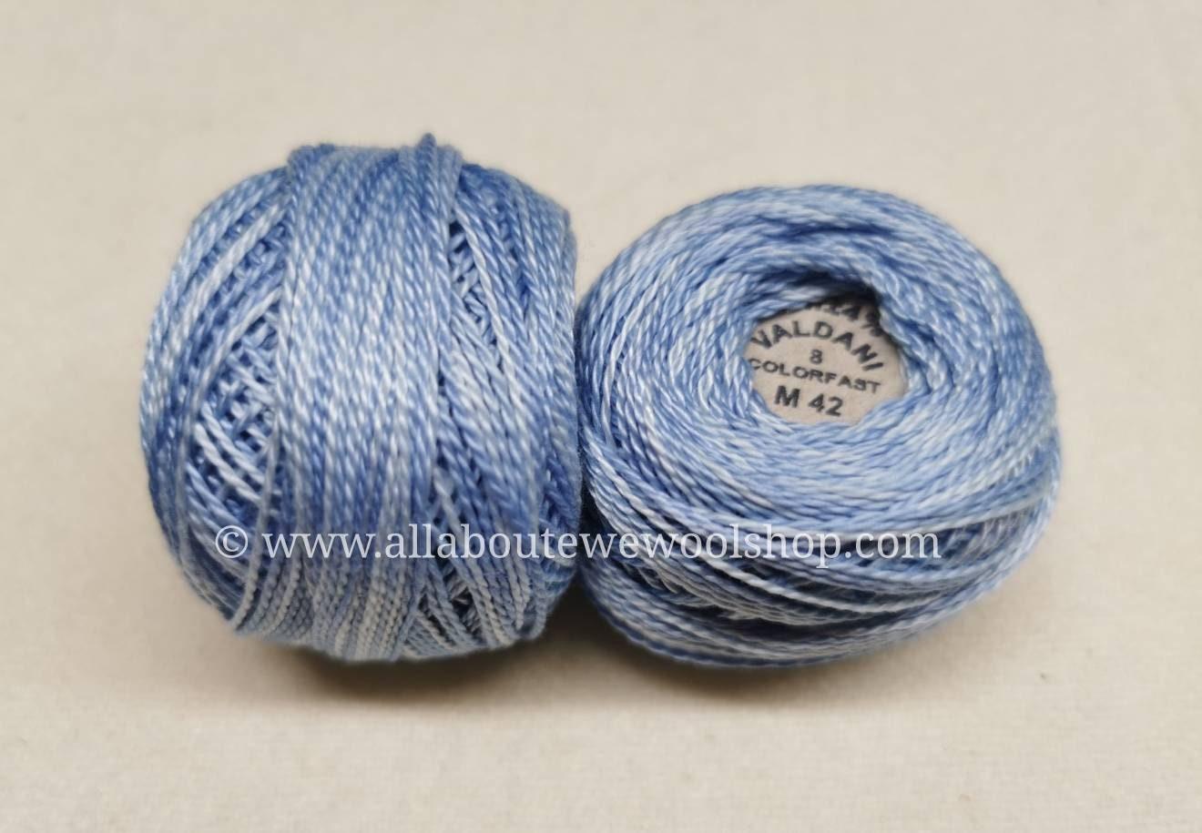 M42 #8 Valdani Pearl/Perle Cotton Thread - All About Ewe Wool Shop