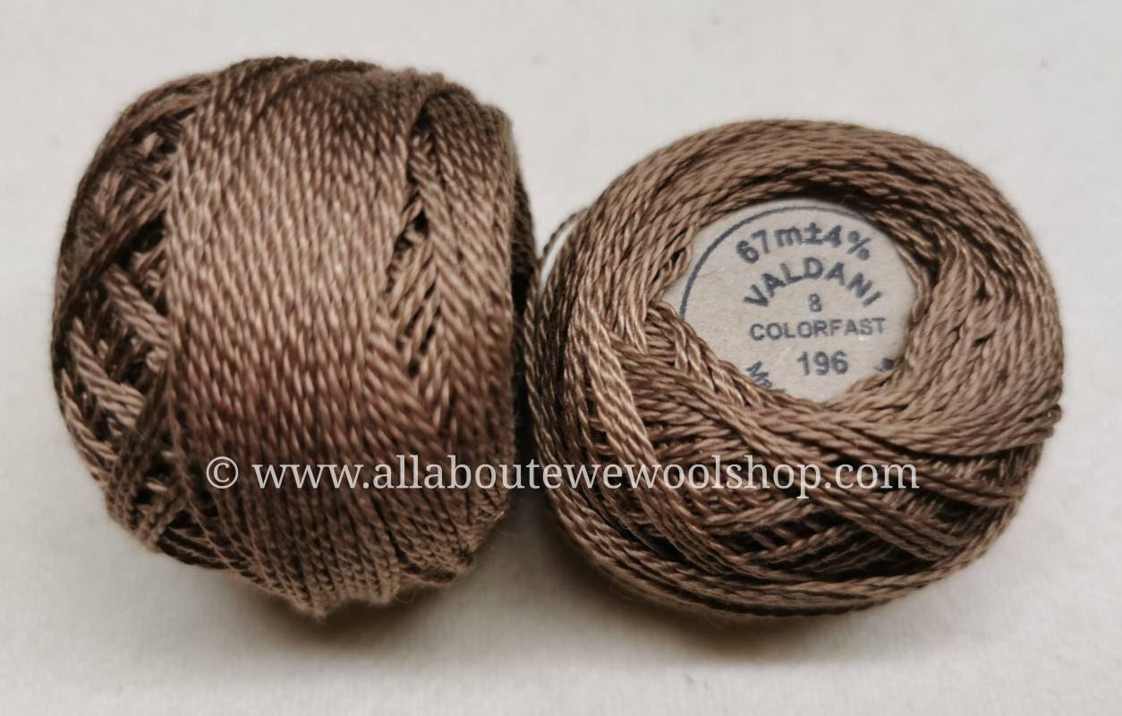 196 #8 Valdani Pearl/Perle Cotton Thread - All About Ewe Wool Shop