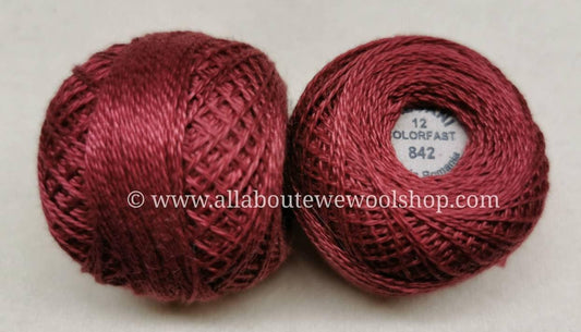 842 #12 Valdani Pearl/Perle Cotton Thread - All About Ewe Wool Shop