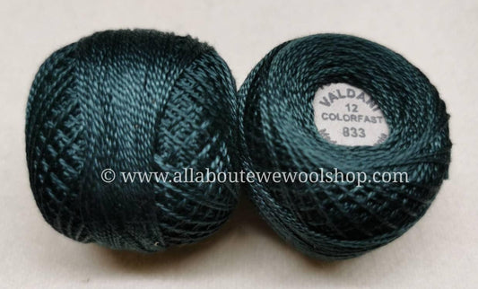 833 #12 Valdani Pearl/Perle Cotton Thread - All About Ewe Wool Shop