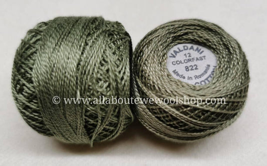 822 #12 Valdani Pearl/Perle Cotton Thread - All About Ewe Wool Shop