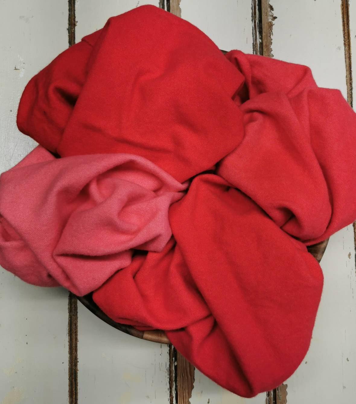 RED Hand Dyed Wool - All About Ewe Wool Shop