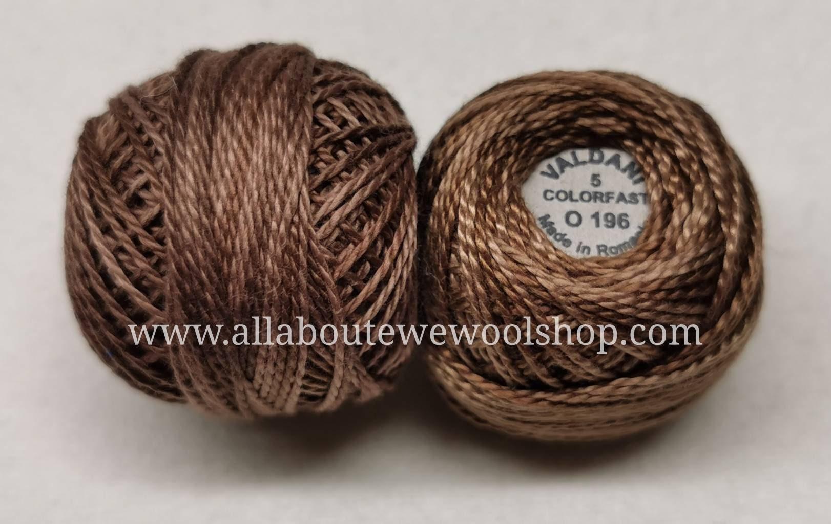 O196 #5 Valdani Pearl/Perle Cotton Thread - All About Ewe Wool Shop