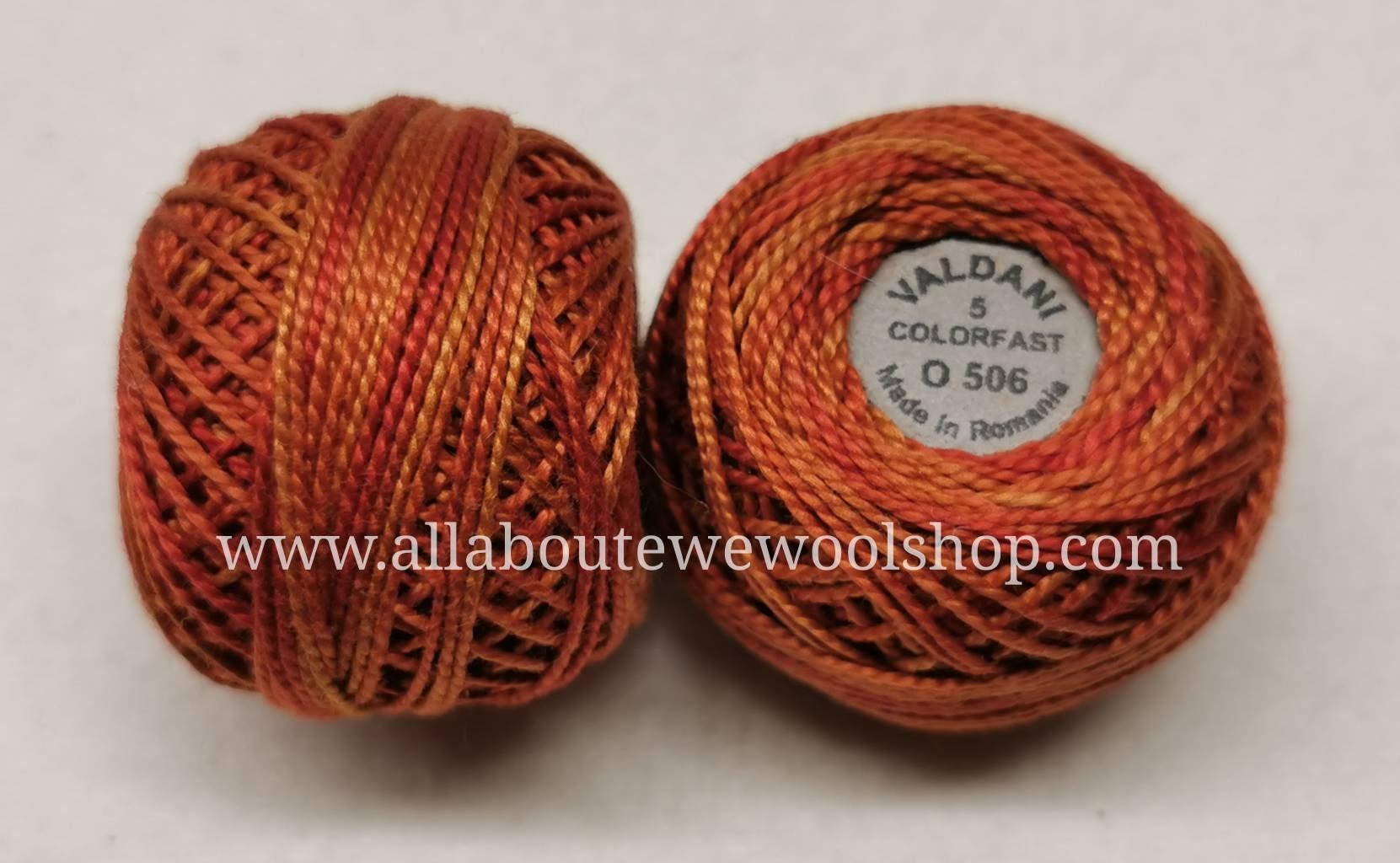 O506 #5 Valdani Pearl/Perle Cotton Thread - All About Ewe Wool Shop