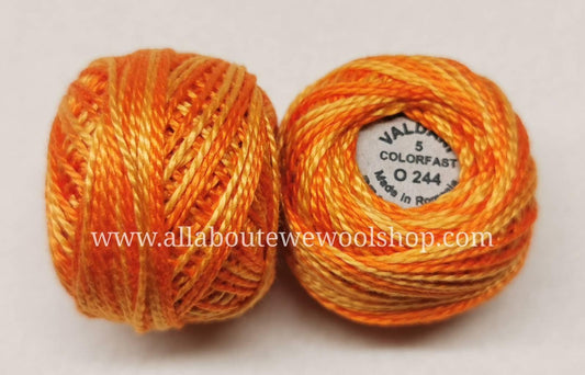 O244 #5 Valdani Pearl/Perle Cotton Thread - All About Ewe Wool Shop