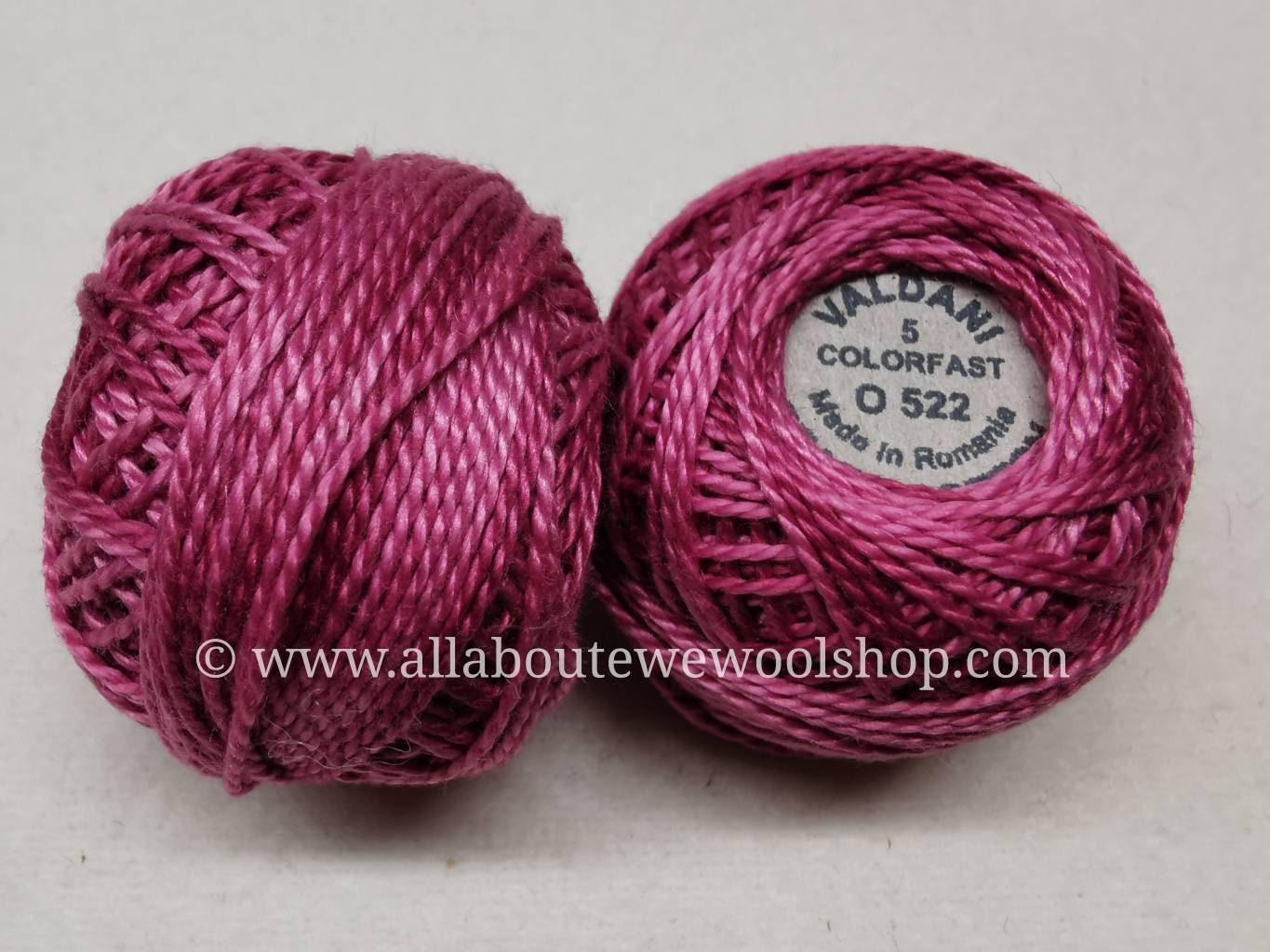 O522 #5 Valdani Pearl/Perle Cotton Thread - All About Ewe Wool Shop