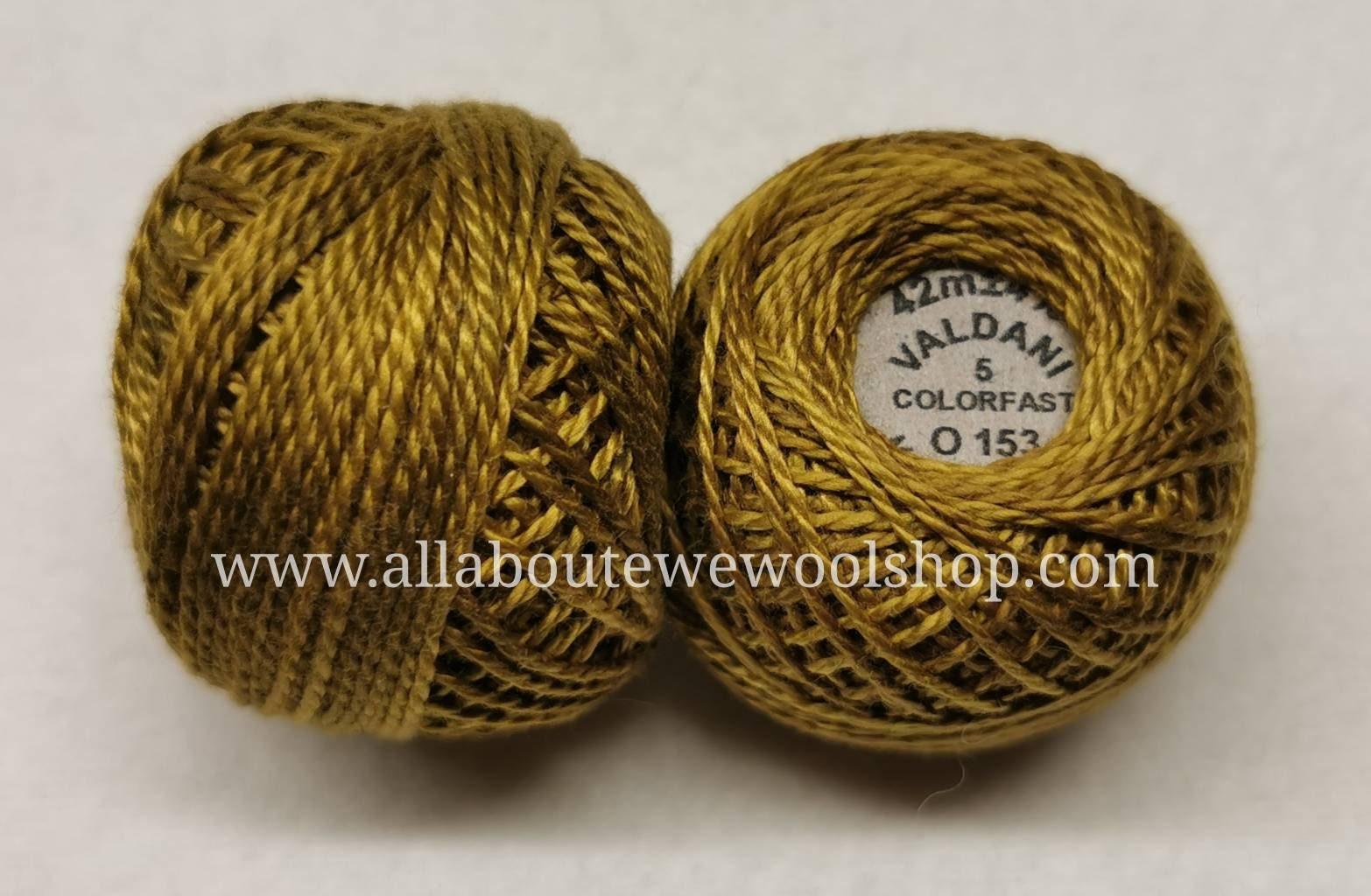 O153 #5 Valdani Pearl/Perle Cotton Thread - All About Ewe Wool Shop