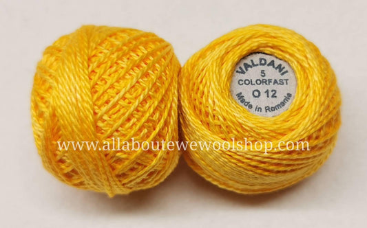 O12 #5 Valdani Pearl/Perle Cotton Thread - All About Ewe Wool Shop