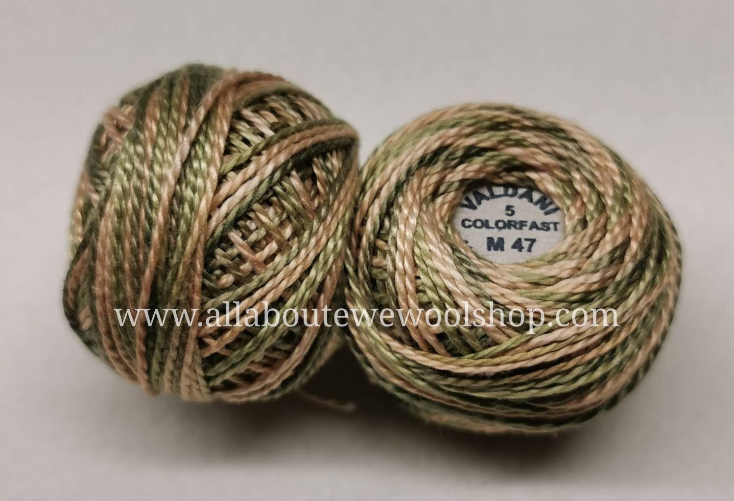 M47 #5 Valdani Pearl/Perle Cotton Thread - All About Ewe Wool Shop