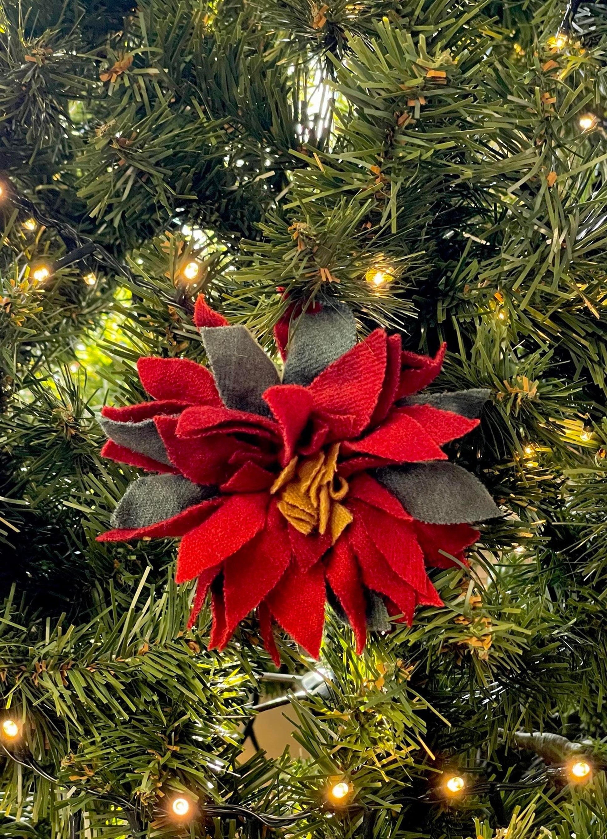 Poinsettias Digital Download - All About Ewe Wool Shop