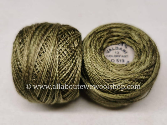 O519 #12 Valdani Pearl/Perle Cotton Thread - All About Ewe Wool Shop