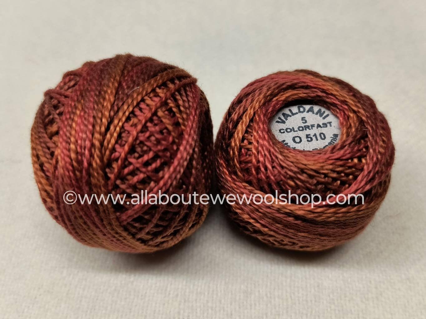 O510 #5 Valdani Pearl/Perle Cotton Thread - All About Ewe Wool Shop