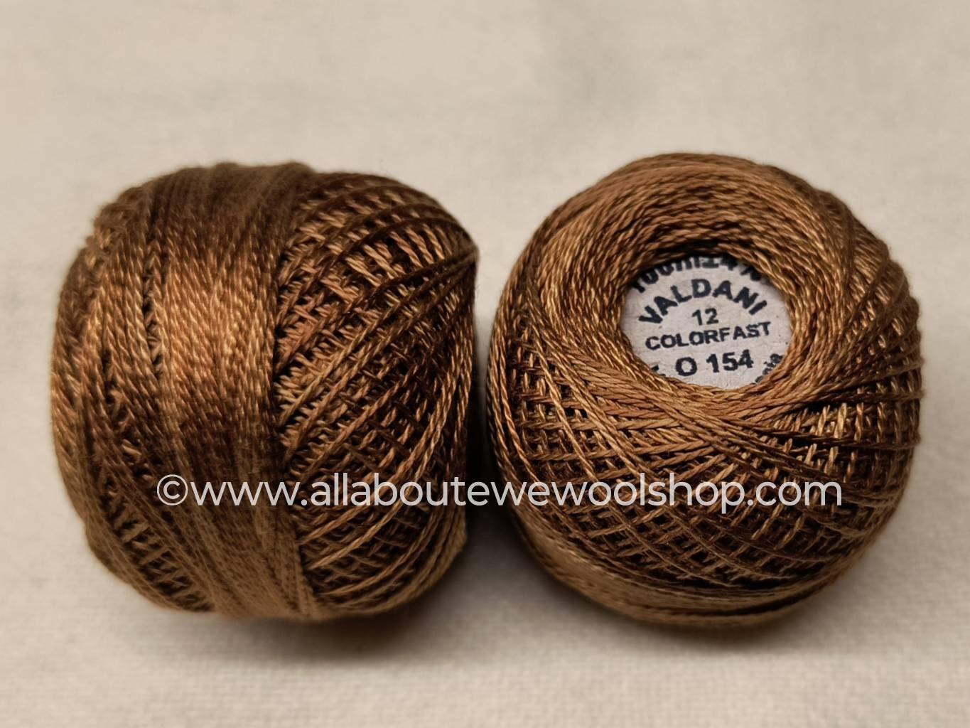O154 #12 Valdani Pearl/Perle Cotton Thread - All About Ewe Wool Shop